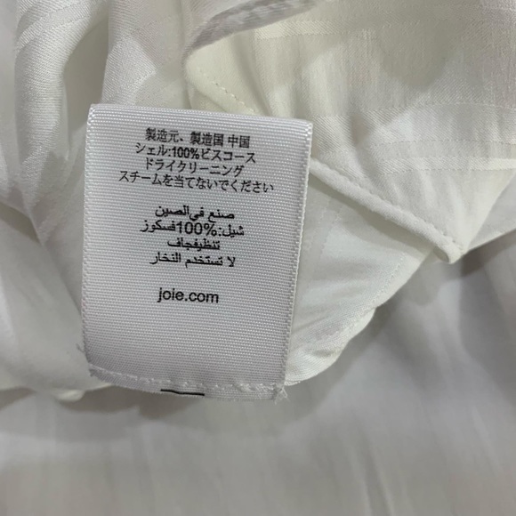 Joie Cadmar Illusion Chevron Stripe Blouse - Picture 7 of 7